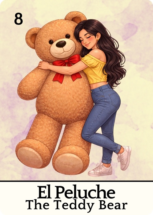 El Peluche Amor Tóxico Lotería card