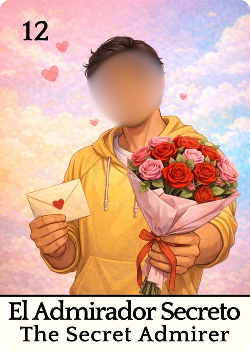 El Admirador Secreto Amor Tóxico Lotería card
