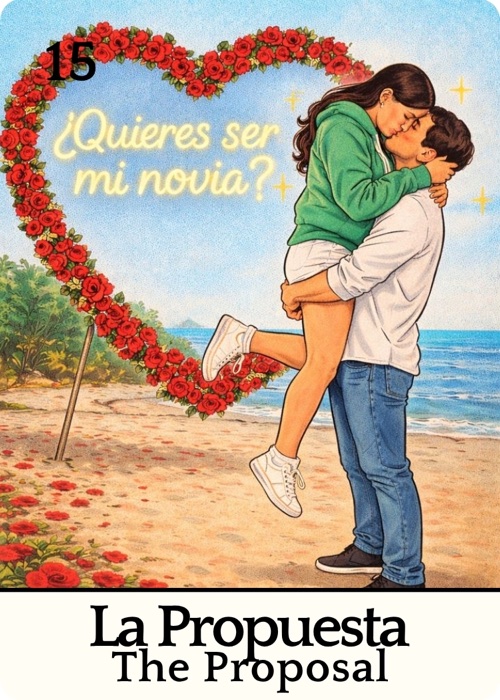 La Propuesta Amor Tóxico Lotería card