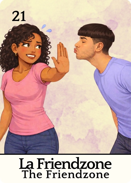La Friendzone Amor Tóxico Lotería card