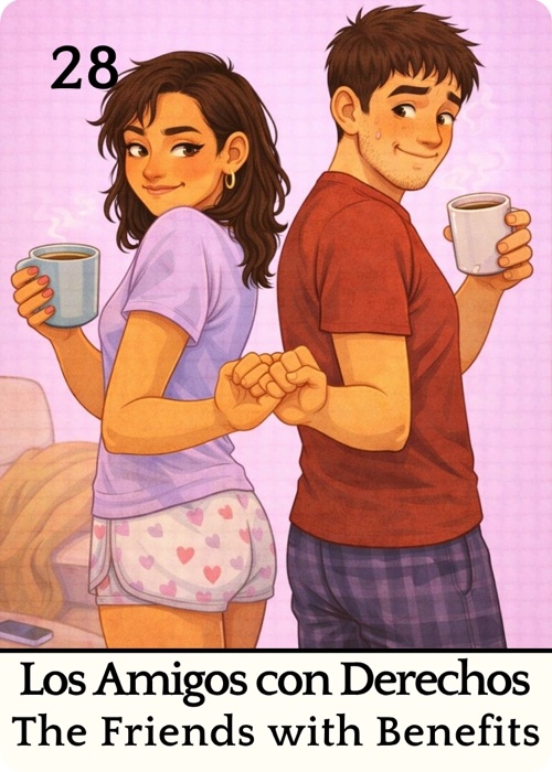Los Amigos con Derechos Amor Tóxico Lotería card