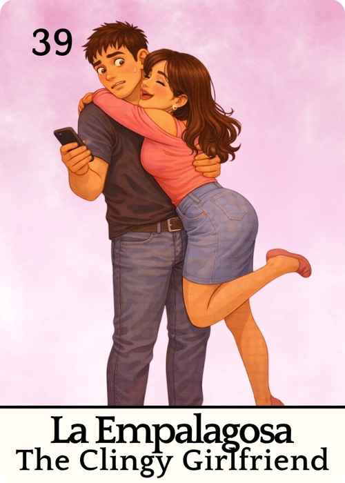 La Empalagosa Amor Tóxico Lotería card