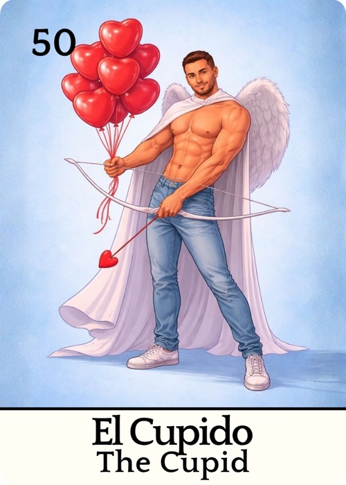 El Cupido Amor Tóxico Lotería card