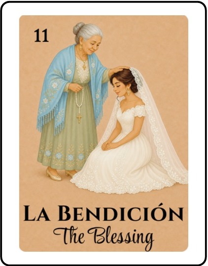 La Bendición Bridal Shower Lotería card