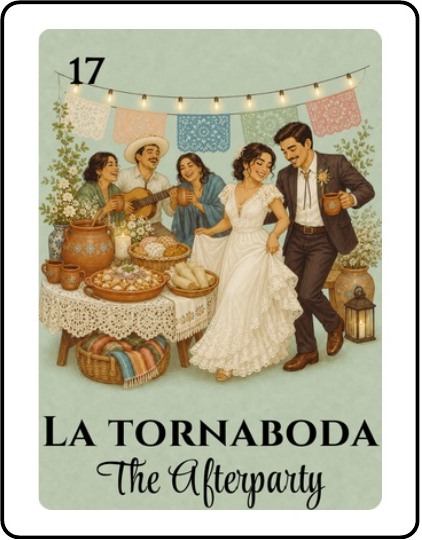 La Tornaboda Bridal Shower Lotería card