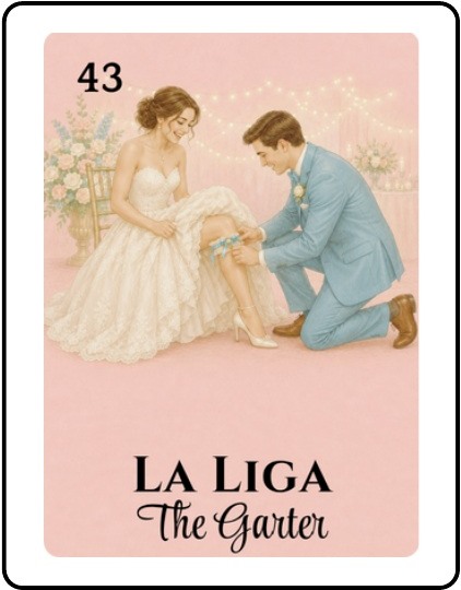 La Liga Bridal Shower Lotería card