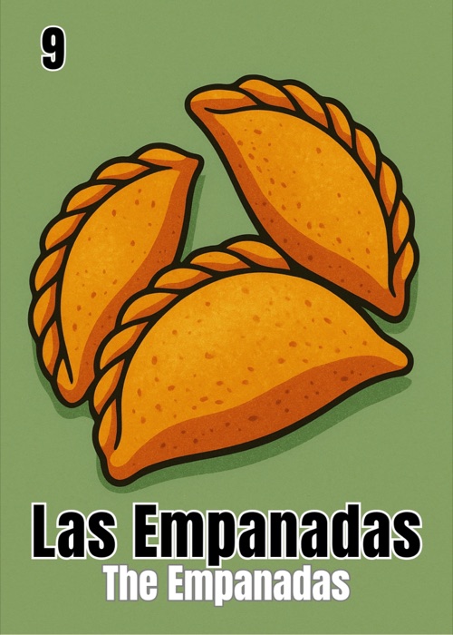 Las Empanadas Grateful AF Thanksgiving Latino Lotería card