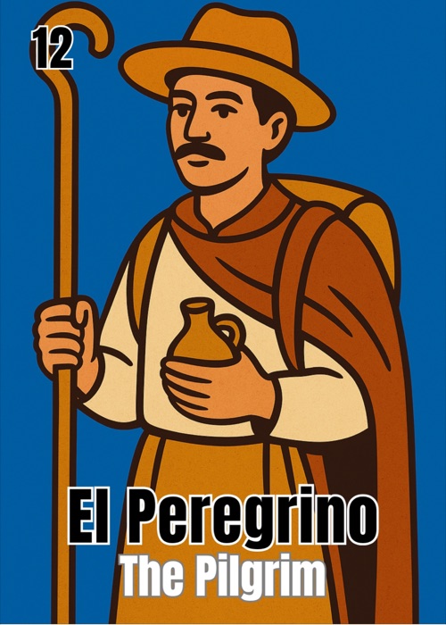 El Peregrino Grateful AF Thanksgiving Latino Lotería card