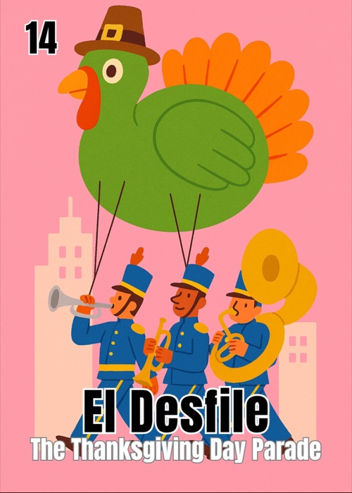 El Desfile Grateful AF Thanksgiving Latino Lotería card