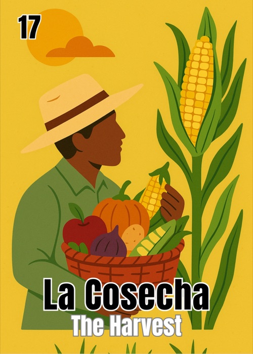 La Cosecha Grateful AF Thanksgiving Latino Lotería card