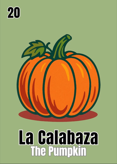 La Calabaza Grateful AF Thanksgiving Latino Lotería card