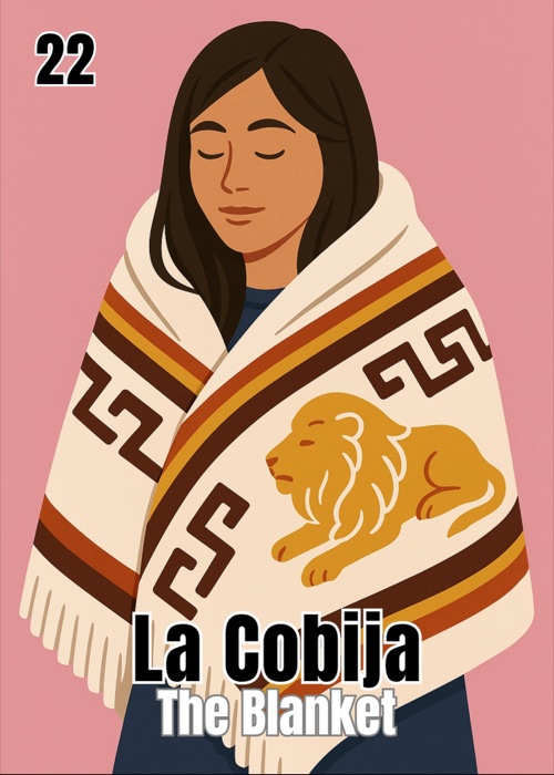 La Cobija Grateful AF Thanksgiving Latino Lotería card