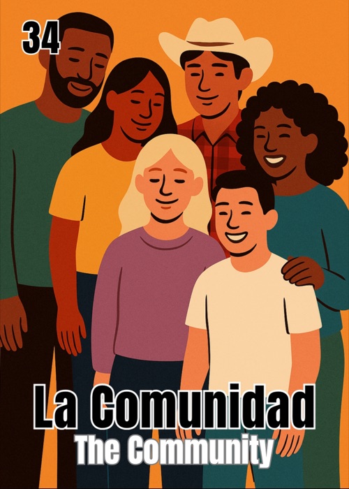 La Comunidad Grateful AF Thanksgiving Latino Lotería card