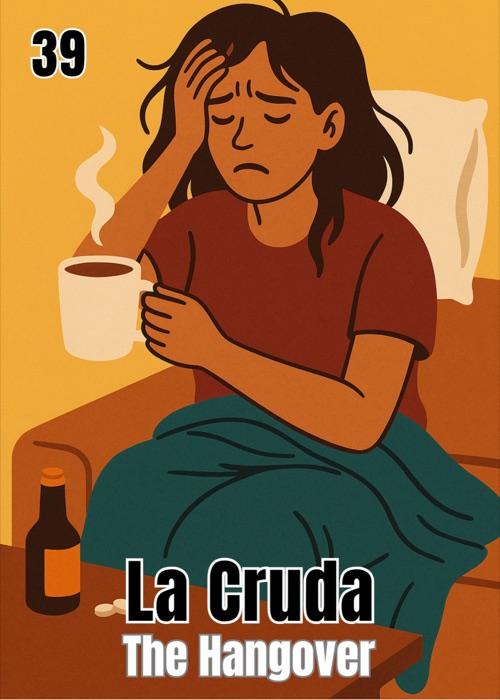 La Cruda Grateful AF Thanksgiving Latino Lotería card