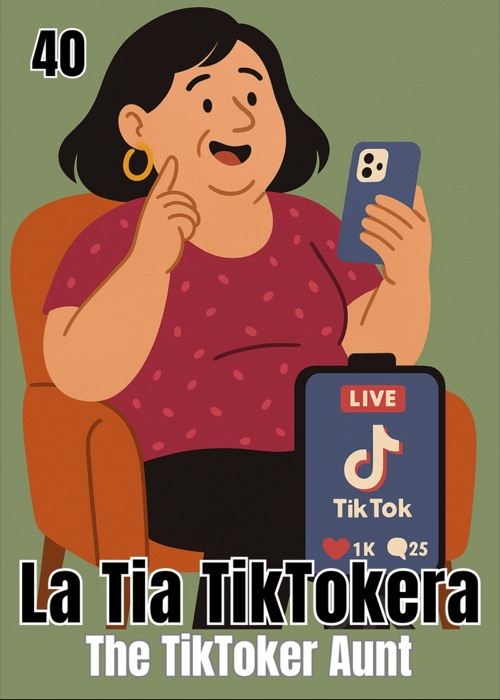 La Tía TikTokera Grateful AF Thanksgiving Latino Lotería card