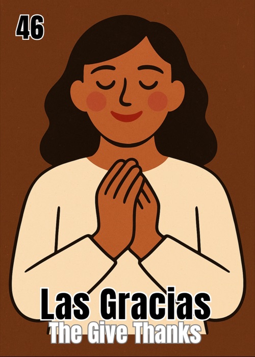 Las Gracias Grateful AF Thanksgiving Latino Lotería card