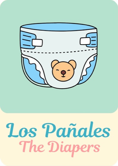 Los Pañales Lotería Bebé card