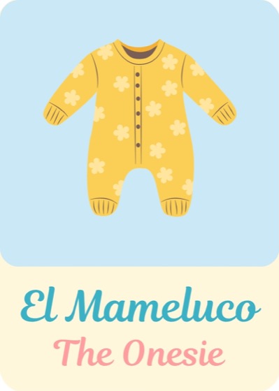 El Mameluco Lotería Bebé card