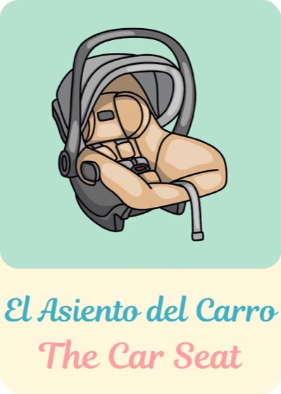 El Asiento del Carro Lotería Bebé card