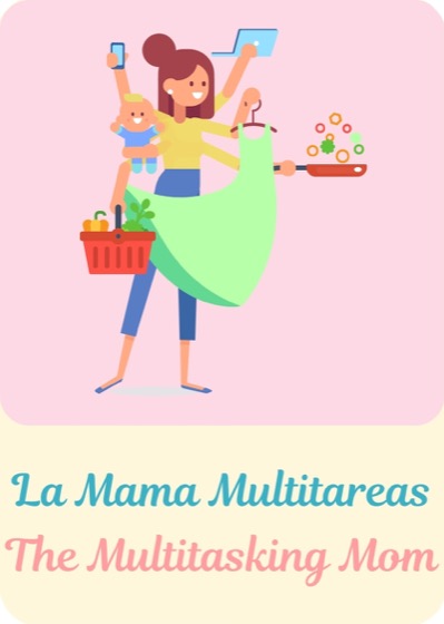 La Mamá Multitareas Lotería Bebé card