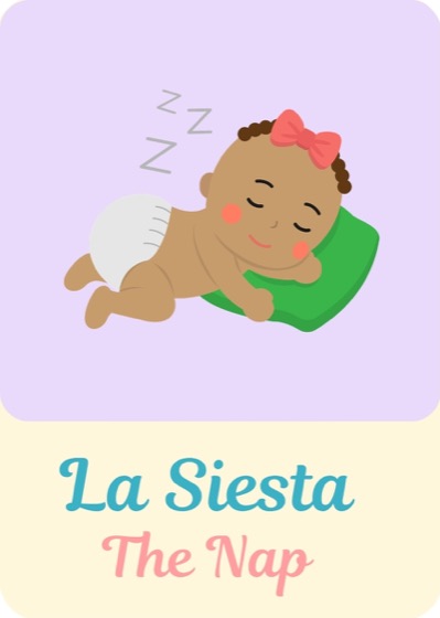 La Siesta Lotería Bebé card