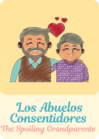Los Abuelos Consentidores Lotería Bebé card