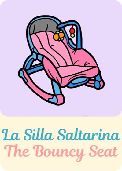 La Silla Saltarina Lotería Bebé card