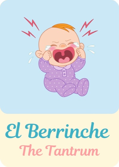 El Berrinche Lotería Bebé card