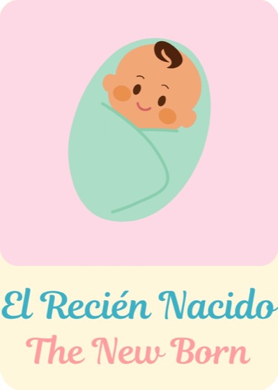 El Recién Nacido Lotería Bebé card