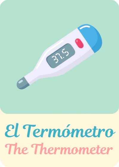 El Termómetro Lotería Bebé card