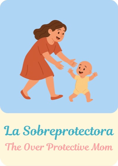 La Sobreprotectora Lotería Bebé card