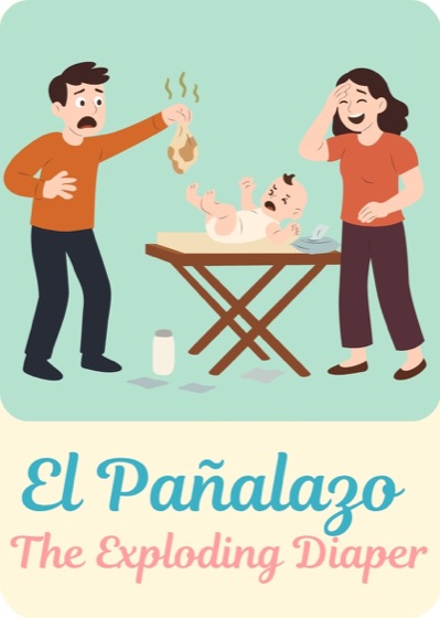 El Pañalazo Lotería Bebé card