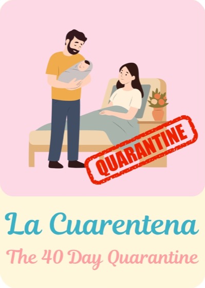 La Cuarentena Lotería Bebé card