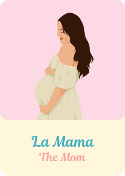 La Mamá Lotería Bebé card