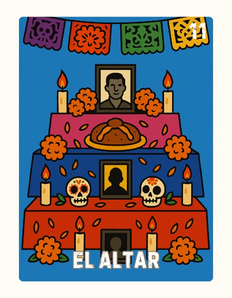 El Altar Spooky Lotería card