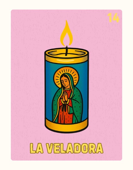 La Veladora Spooky Lotería card