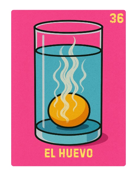 El Huevo Spooky Lotería card