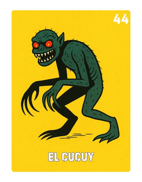 El Cucuy Spooky Lotería card