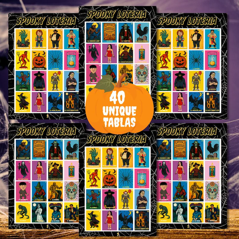 Spooky Lotería