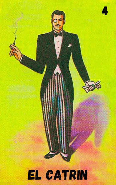 El Catrín, carta tradicional de Lotería