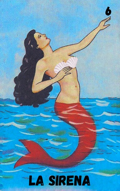 La Sirena, carta tradicional de Lotería