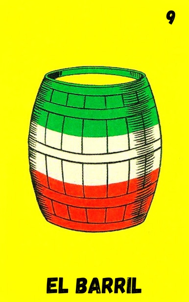 El Barril, carta tradicional de Lotería