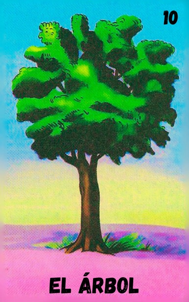 El Árbol, carta tradicional de Lotería