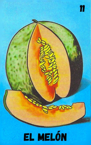 El Melón, carta tradicional de Lotería