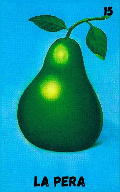 La Pera, carta tradicional de Lotería