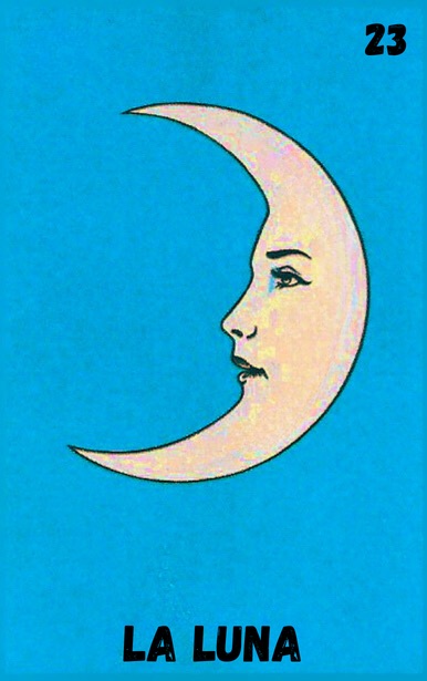 La Luna, carta tradicional de Lotería