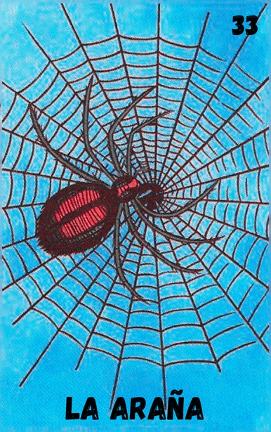 La Araña, carta tradicional de Lotería