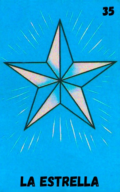 La Estrella, carta tradicional de Lotería