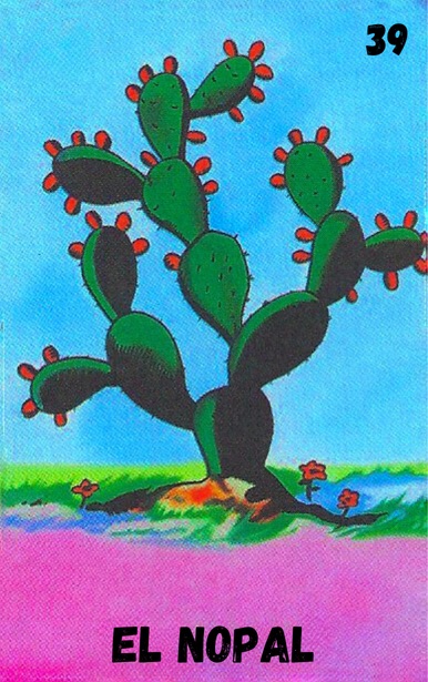 El Nopal, carta tradicional de Lotería