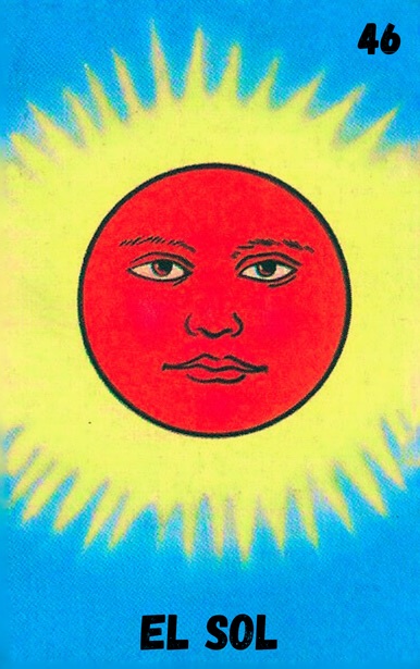 El Sol, carta tradicional de Lotería